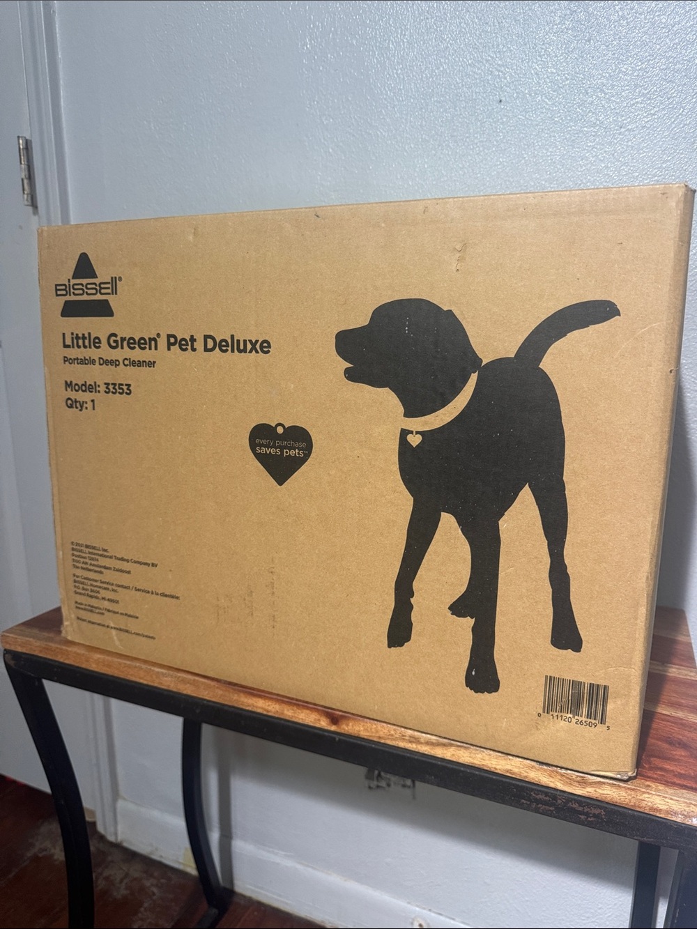 NEW BISSELL Little Green Pet Deluxe Portable Carpet Cleaner 3353